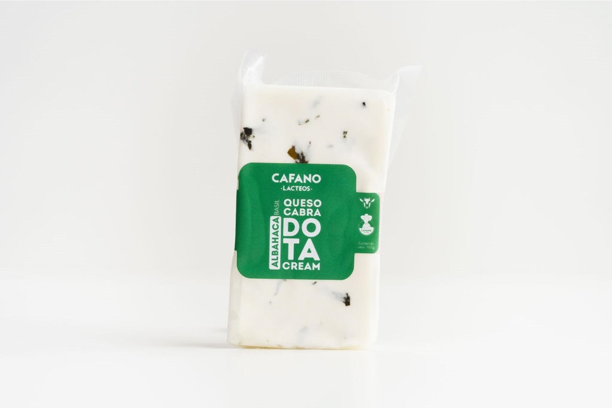 Cafano Queso Cabra Dota Cream Albahaca 150g