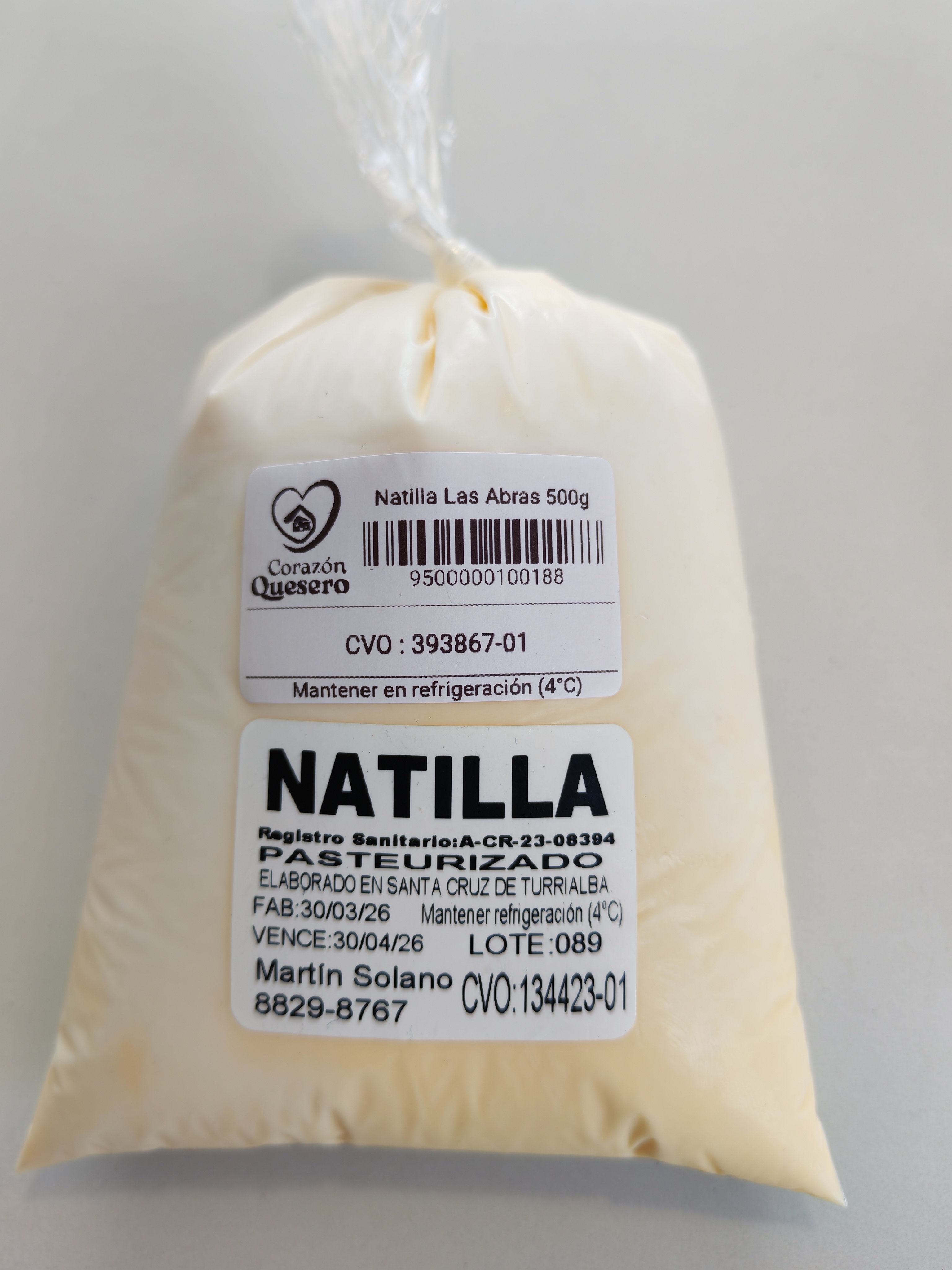 Natilla Las Abras 500g