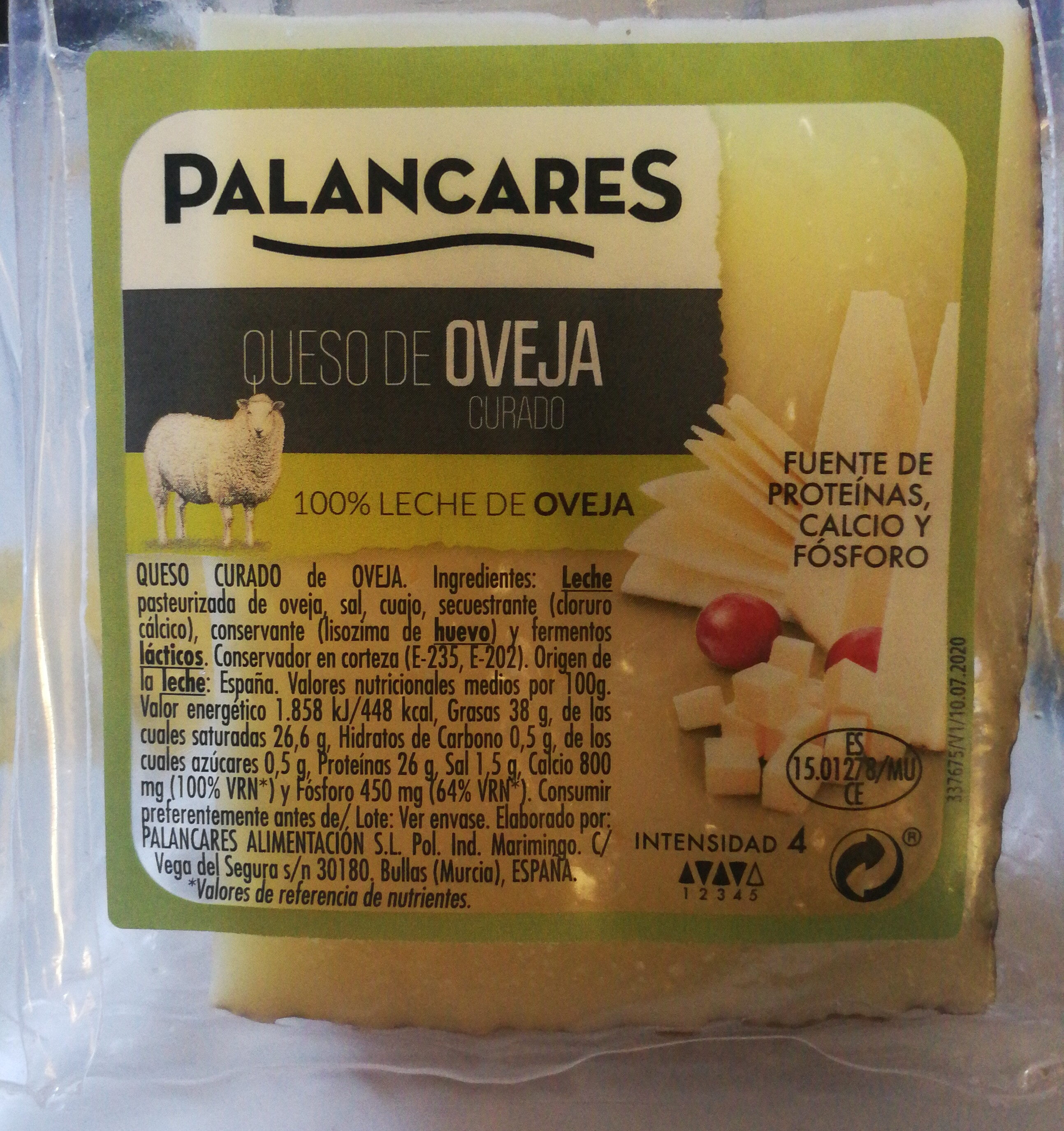 Queso De Oveja Curado Palancares