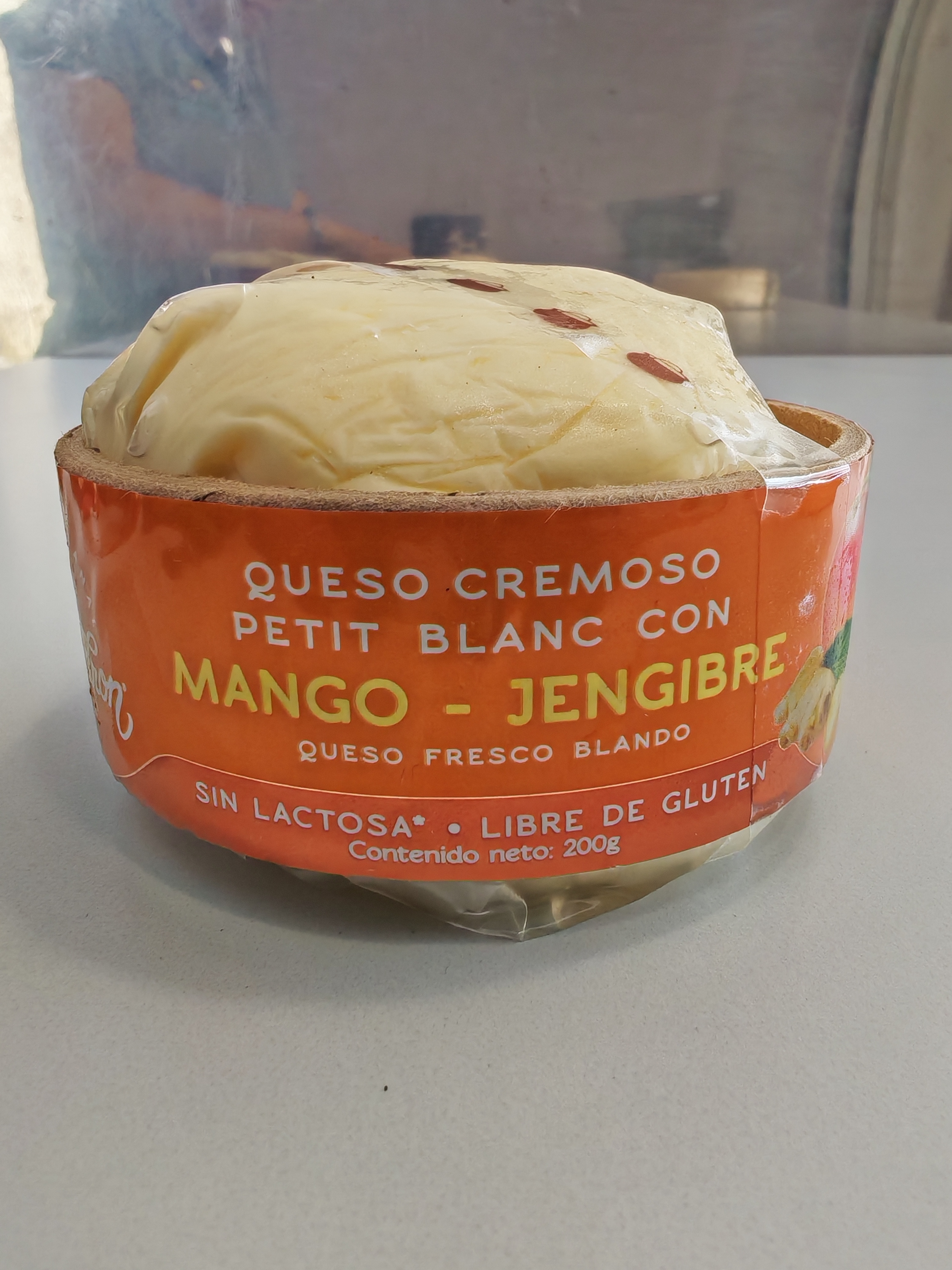 Queso Petit Blanc Mango-Jengibre 200g Le Chaudron