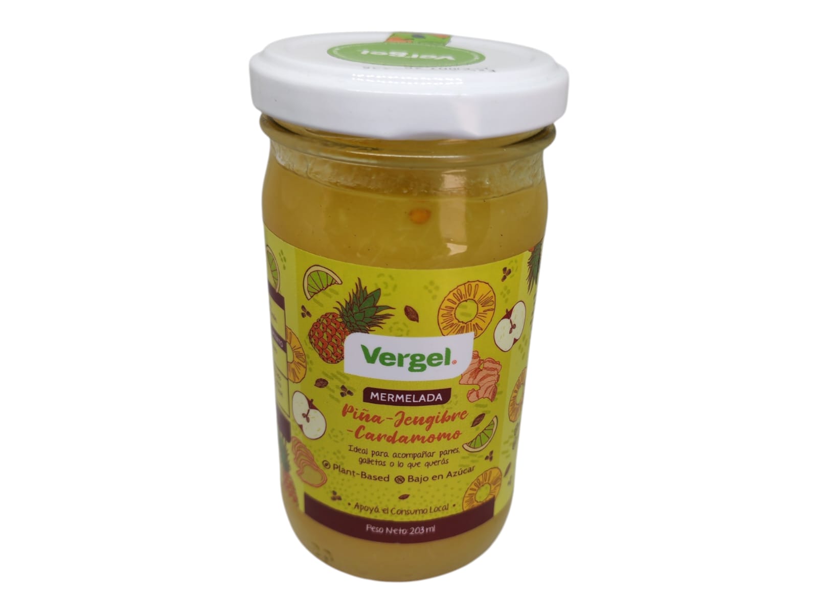 Vergel Mermelada Piña Jengibre Cardamomo